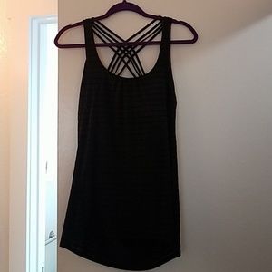 Tank top with built-in sports bra
